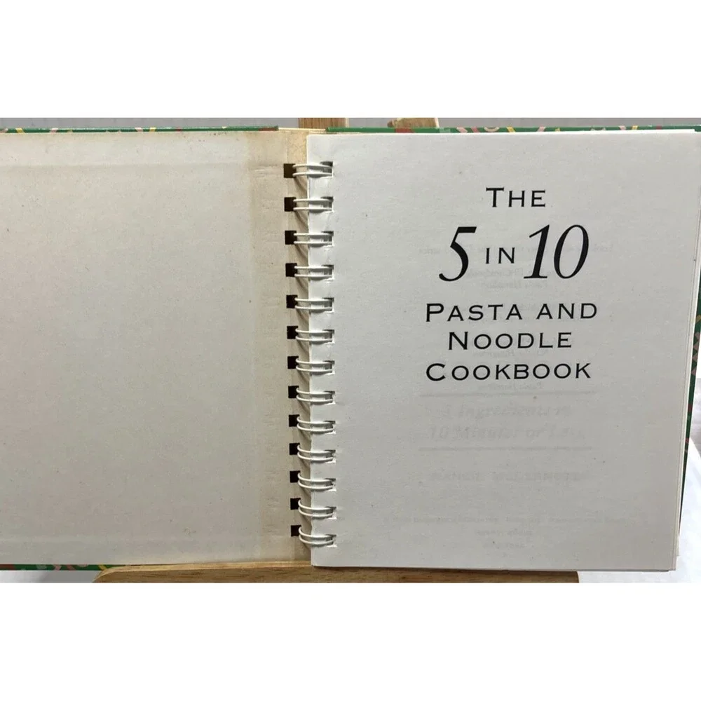 The 5 IN 10 Pasta And Noodle Cookbook by Nanci McDermott 1994 First Edition